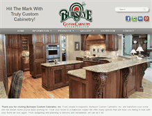 Tablet Screenshot of bullseyecabinetry.com